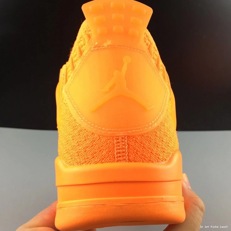 Flyknit Orange AQ3559-800 Jordan Retro 4 0312